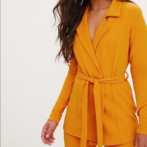 PLT Mustard Two Piece Pant Suit